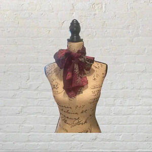 Floral Chiffon Scarf